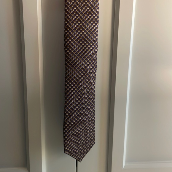 Cremieux Men’s Tie Silk All Over Dog - Picture 8 of 8